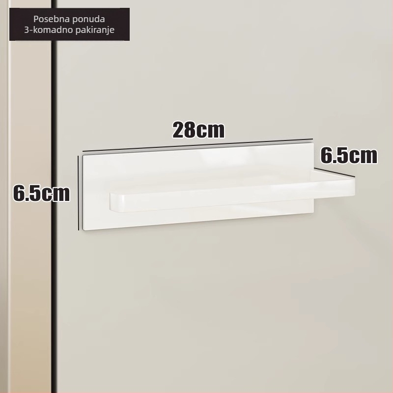 Kuhinjski bočni magnetski stalak sa visećom košarom, 1 razina skladištenja, putovanja, zahtijeva montažu