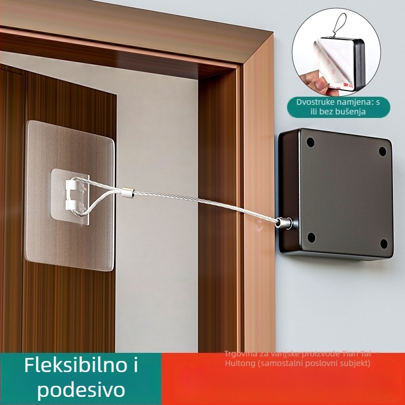 Zatvarač vrata, lijevani aluminij, marka Sheng bangrong, model P0133, modern minimalistički stil