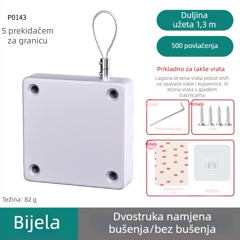 Zatvarač vrata, lijevani aluminij, marka Sheng bangrong, model P0133, modern minimalistički stil