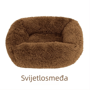 Pravokutno plišano gnijezdo za pse — madrac od tkanine, brend Ancient Dog, licencirana privatna etiketa, pogodno za pse