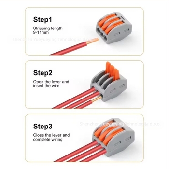 Yueyue Wins terminijski blok set PCT-212/213/215, 60 kom za električare
