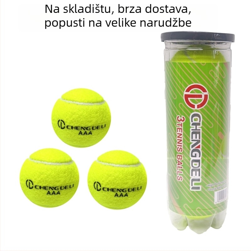 Tenis lopte u limenci sa Sincerity logom – kod 202511, guma, ispis loga, prilagodba