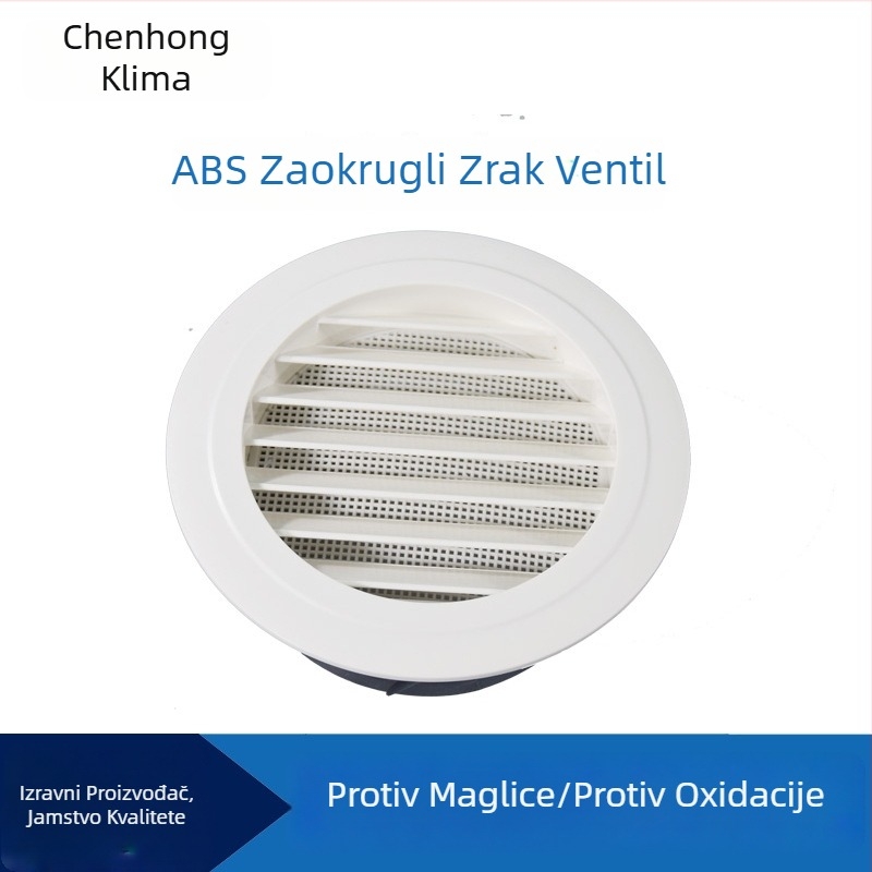 ABS disk izlaz zraka s mrežom, dizajn protiv komaraca za centralnu klimatizaciju