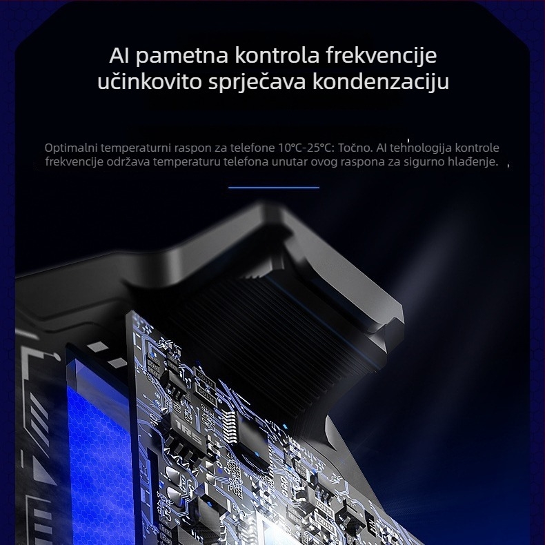 Mimo DL20 AI hladnjak za telefon, 20W, ABS, USB-C, 3 brzine hlađenja