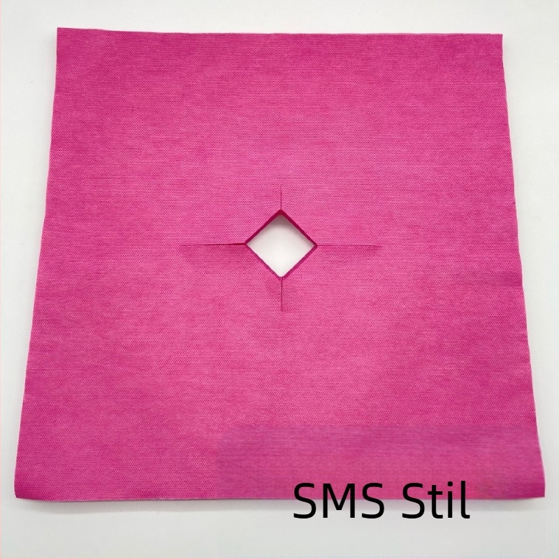 Jednokratna podloga za lice od netkanog materijala, jednobojna, tiskano logo, mogućnost prilagodbe