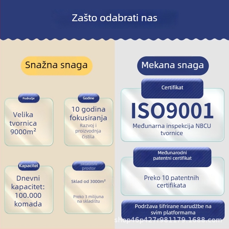 Aishukou dječja četkica za zube s 360° silikonom glavom, ručna, mekana vlakna, kutija od 400 komada