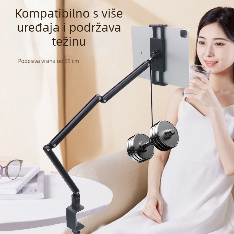 BX-N02 Stalak za tablet na stol, sklopni rotirajući tip, kompatibilan s iPad 2/3/4 i iPad Mini, težina 0,85 kg