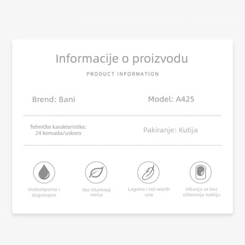 Vivi max lažne nokte - naljepnice s motivima leptira i cvijeća, bademasti oblik, vintage stil, šifra A425