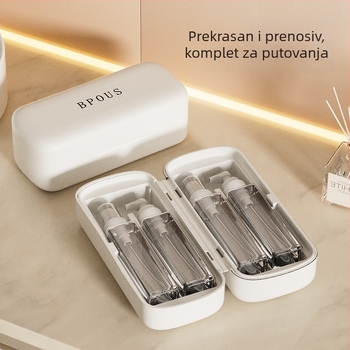 Set refillable spray boca s finom maglom, kapacitet 50 ml, PP materijal, injekcijsko oblikovanje, pogodan za šampon, losion, parfem i kremu za oči