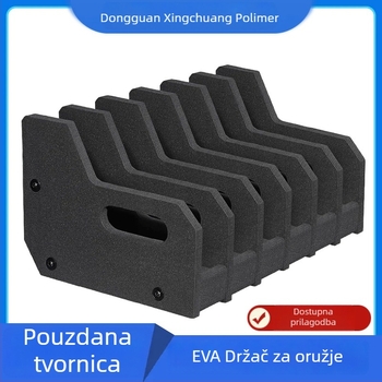 Držač za oružje od EVA pjene s unutarnjom oblogom, gustoća 30 kg/m³, zaštitna kutija za pohranu