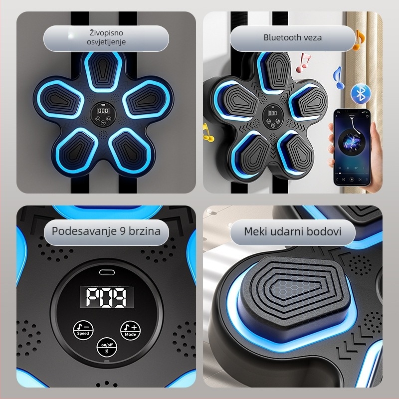 Star Punching Bag — zidni nosač; materijali PU, akril, ABS, PP; težina 1,7 kg; marka S-Lang Shield