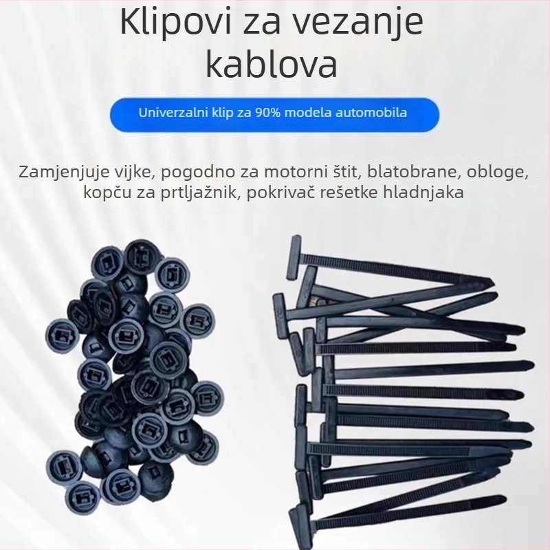 Remenska kopča sa srcolikim šiljkom, remenska kopča tipa trake za zaštitu blatnika i unutarnju ploču listova