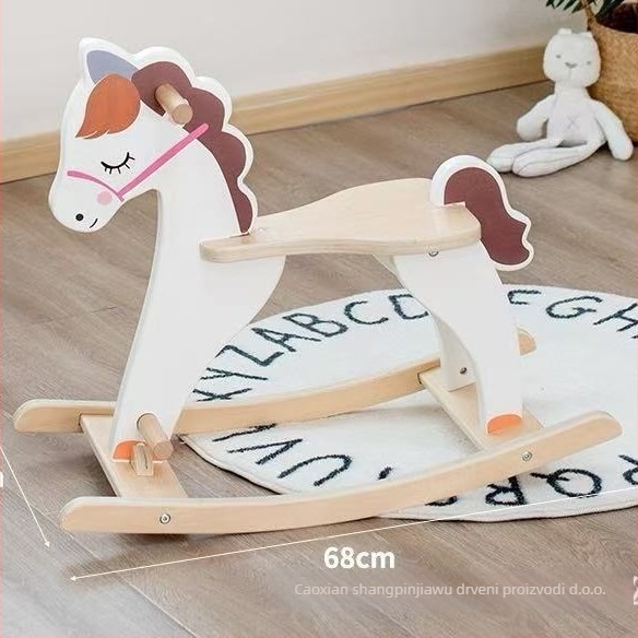 Drveni ljuljački kon za djecu – Classy, masivno drvo, kineski stil, ukras
