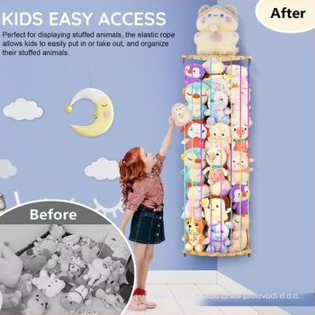 Drvena kutija za skladištenje za dnevni boravak, prilagodljiva, višenamjenska