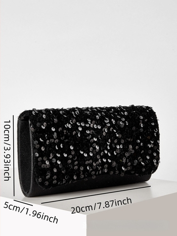 Ženska torbica preko ramena u stilu konverta - poliester, magnetsko zatvaranje, džep za telefon, horizontalni pravokutni oblik, retro stil euro-američki