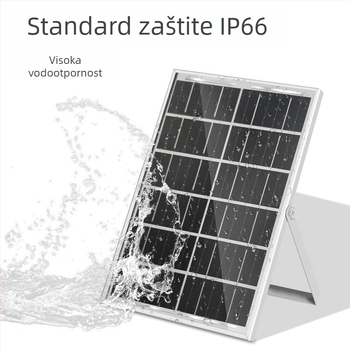 Solarni panel za napajanje vanjskih mobilnih uređaja, 6W pri 5V, IP65, polikristalni silicij, 6–12 sati osvjetljenja