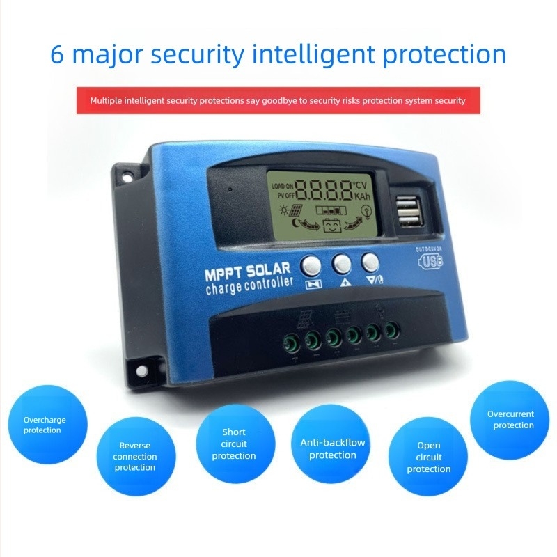 MPPT PV punjački regulator za 12V/24V s automatskim prepoznavanjem napona, 30–100A