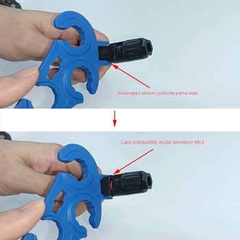 Višenamjenski ključ za MC4 solarne konektore, PV konektor, univerzalni alat kompatibilan s više konektora – Kim Kai Ming Electronics