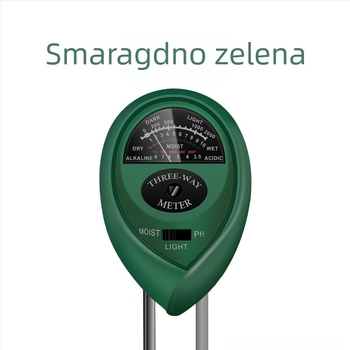 Tester tla 3-u-1: vlaga, pH i hranljive tvari za cvijeće i lončanice