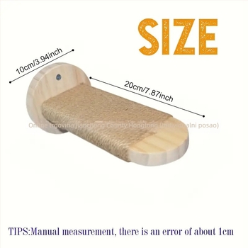 Masivan drveni zidni okvir za mačke s integriranim gnijezdom, dekorativnom ljestom, skakačkom platformom i penjačim stupom — Xingyu crafts