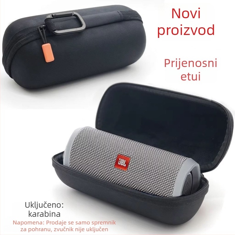 Najlon torbica za pohranu zvučnika JBL Flip Essential/1/2, Flip4/5/6 — gravirani otisak, nosivost 3 kg