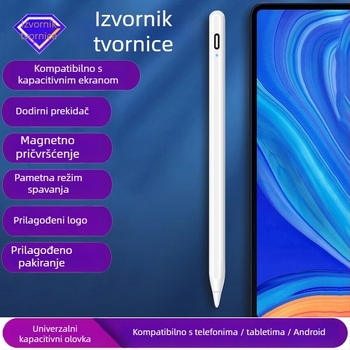 ALNK stilus – univerzalni kapacitivni dodirni stilus za tablet uređaje i telefone, metalno kućište, magnetsko pričvršćivanje, kompatibilno sa Samsung, Apple, OPPO, VIVO i Xiaomi