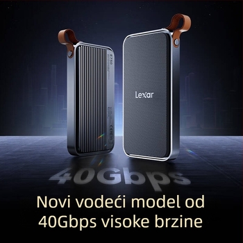 Lexar E750 USB4 NVMe M.2 vanjska kućišta za SSD s Thunderbolt 4, podržava do 8 TB