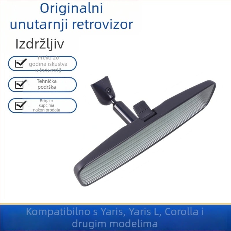 Unutarnji retrovizor za auto – ABS kućište, plosnato ogledalo, Taiwei Seiko, model: unutarnji retrovizor, primjenjivi modeli: Carolina reling