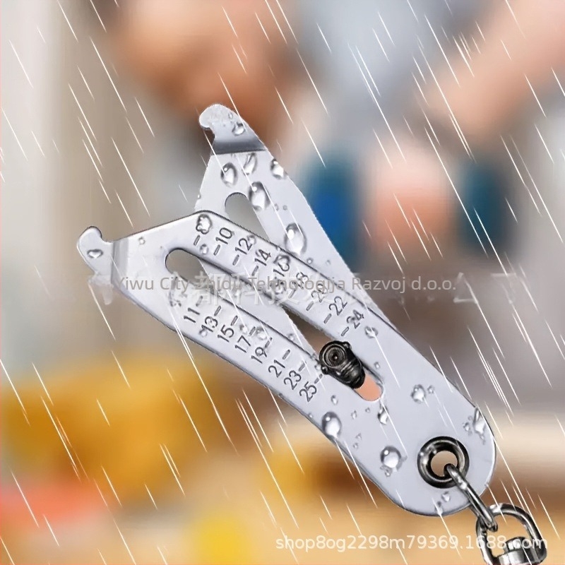 Privjesak mjerač veličine navoja, precizan metalni mjerač, geometrijski oblik, za kućnu uporabu