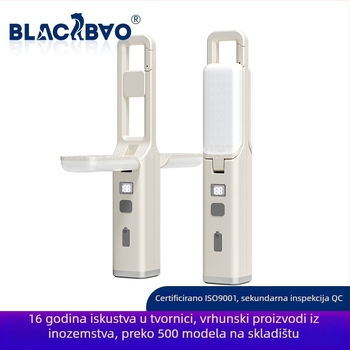 LED kamping svjetiljka, sklopiva i prijenosna, punjiva, 3.7V 10W, za šatore i studentske domove, s mogućnošću kačenja