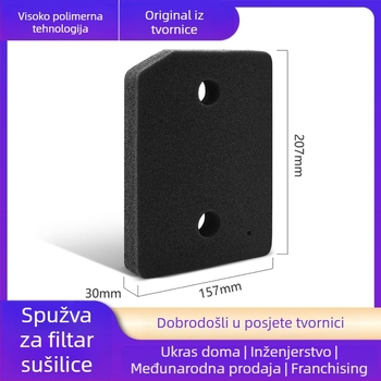 Moon Landing spužvasti filtar sušionice za ventilaciju i bubanj