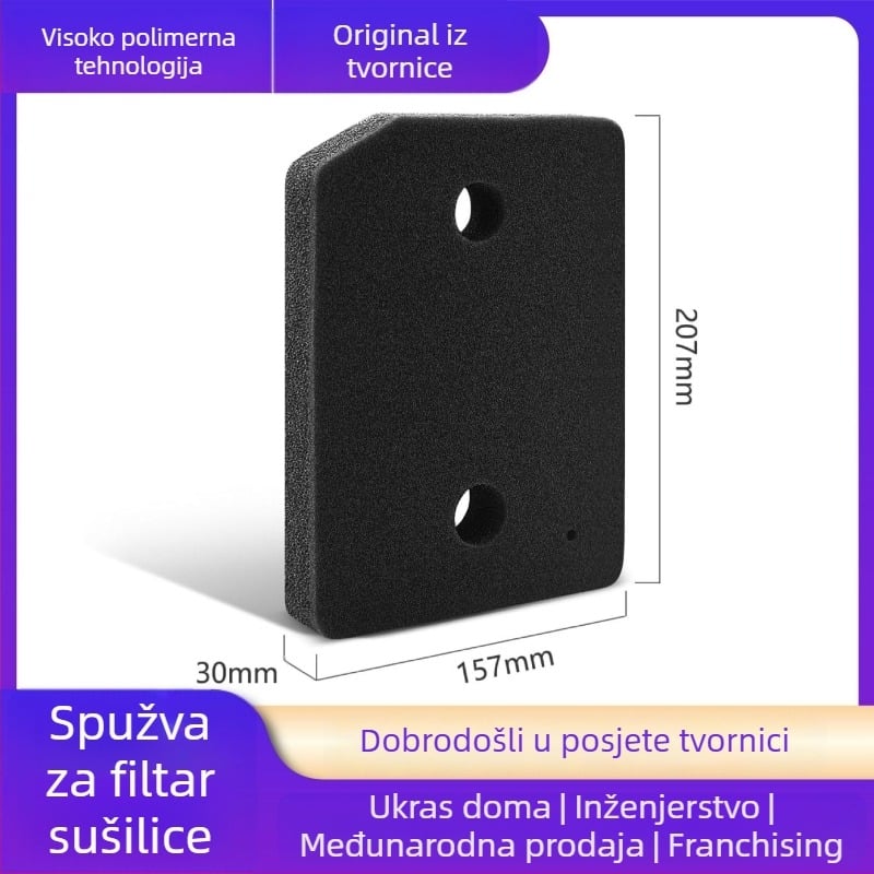 Moon Landing spužvasti filtar sušionice za ventilaciju i bubanj