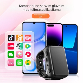 BW906 Bluetooth selfie štap s prstenskim daljinskim – pokretanje videa, prebacivanje stranica, domet 10 m, USB-C, ABS, kompatibilno s Android i iOS