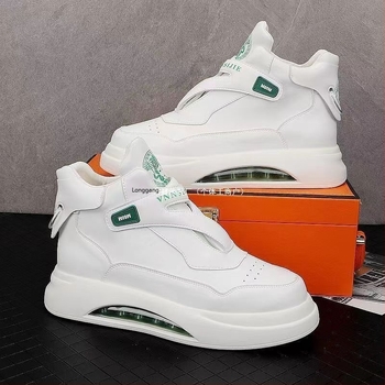 Muške loaferice s zračnim jastučićem – slip-on s Velcro zatvaranjem, casual kožne tenisice za ljeto, gumeni potplat, niski šev