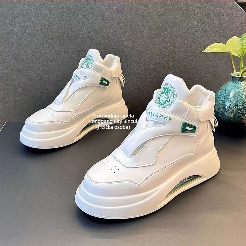 Muške loaferice s zračnim jastučićem – slip-on s Velcro zatvaranjem, casual kožne tenisice za ljeto, gumeni potplat, niski šev