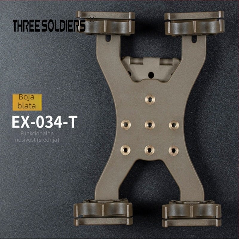 CS taktički klip za pohranu modela s funkcijom proširenja, ABS materijal, Ex-034, za aktivnosti na otvorenom, unisex