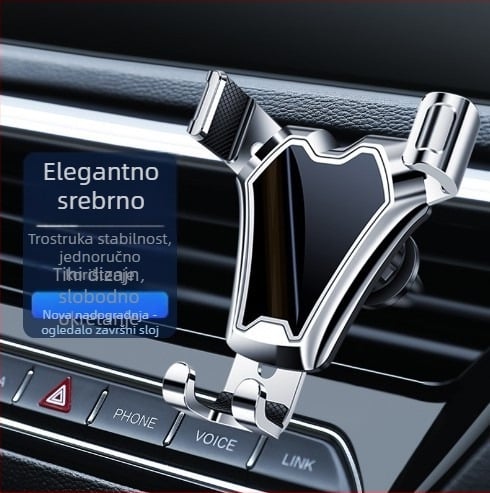 Jia Bai Držač za mobitel u automobilu s gravitacijskim nosačem na otvor zraka – opća kompatibilnost, 5W, prilagodba