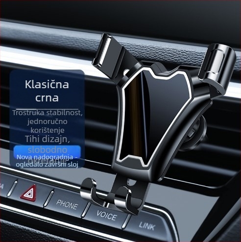 Jia Bai Držač za mobitel u automobilu s gravitacijskim nosačem na otvor zraka – opća kompatibilnost, 5W, prilagodba