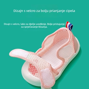 Cipele za djecu predškolskog uzrasta - gornji dio od mreže, prozračne, zatvaranje kopčom, TPR đon, dob 12-36 mjeseci
