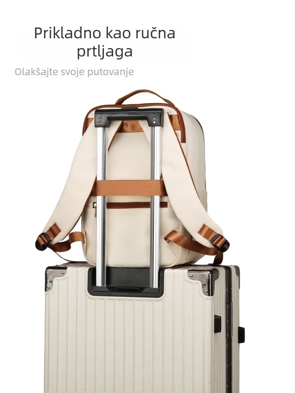Putni ruksak za laptop - unisex, Oxford tkanina, kapacitet ispod 20 L, podstava od poliestera, za poslovna putovanja