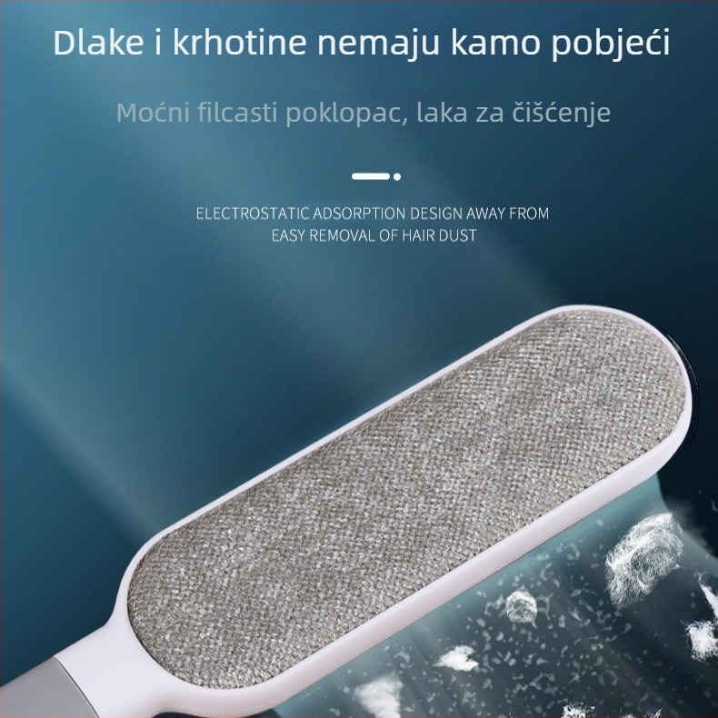 Elektrostatna četka za odjeću – plastično tijelo, uklanja dlake i dlaku kućnih ljubimaca, četka za uklanjanje dlačica, izdanje 2024