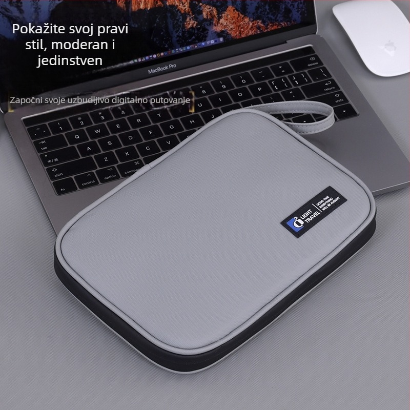 Torba za organizaciju podatkovnih kablova, model 5009, oblik ručne torbe, materijal: kožnog izgleda, stil: lagani luksuz, višefunkcionalna