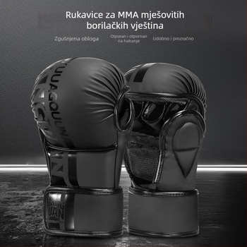 Rukavice za boksa za odrasle - profesionalni trening, Muay Thai rukavice s poluprstima, model ltao1003836576, marka Haichao Department Store Factory