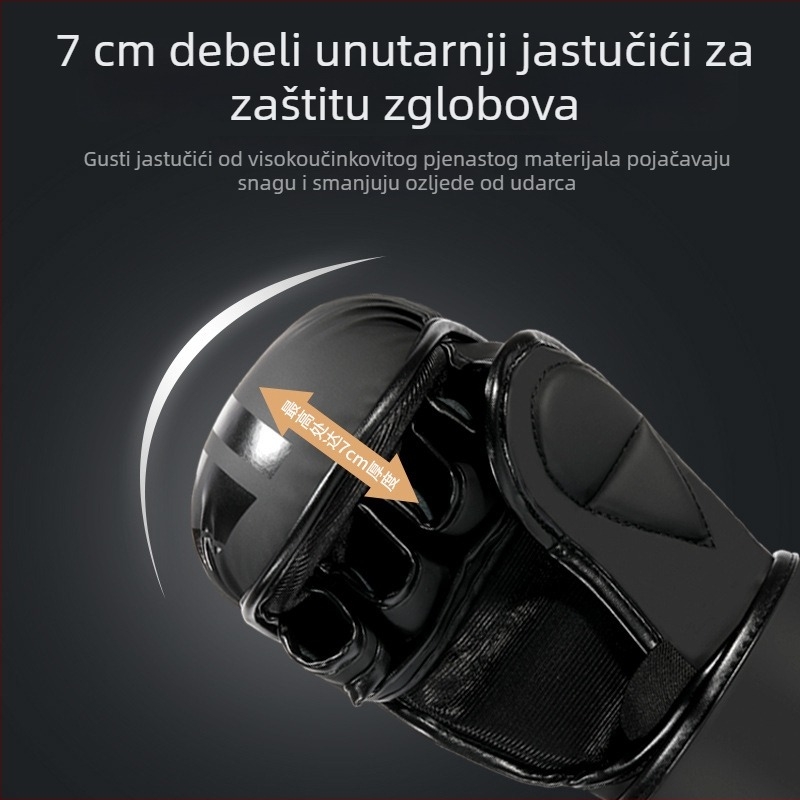 Rukavice za boksa za odrasle - profesionalni trening, Muay Thai rukavice s poluprstima, model ltao1003836576, marka Haichao Department Store Factory