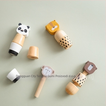 Drvena slagalica za sklapanje s vijcima i maticama, model PMZ2208, za djecu 4–6 godina