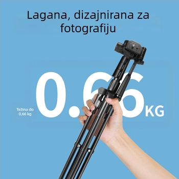 Troosični telefonski gimbal s automatskim praćenjem, aluminijski podni stalak, nosivost 5 kg, cijev sa 2–3 sekcije