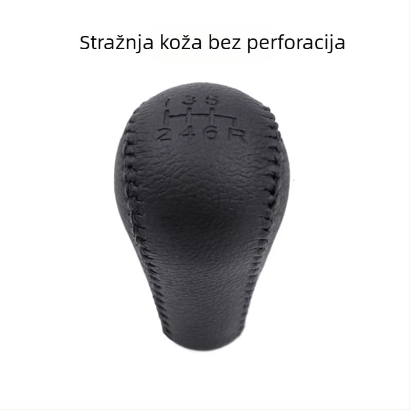 Kožna ručica mjenjača za Nissan Navara D40, Pathfinder, Patrol Y61GQ, Y62 — Model 0919H, Značka Leading