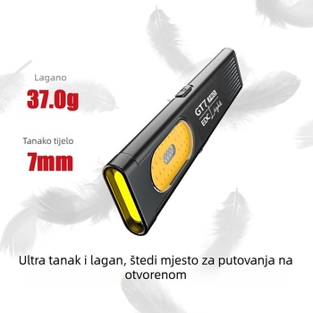 Kamperska LED lampa GT7, punjivo napajanje, ručni prekidač