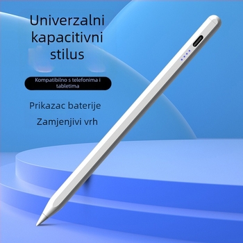Univerzalni kapacitativni stylus olovka s metalnim kućištem, magnetsko držanje, kompatibilan s Apple, Samsung, Huawei i Xiaomi
