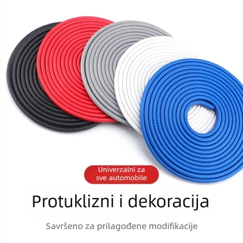 Gumena anti-sudarna traka za vrata automobila, Model 01, za sve modele automobila, XGS, bez ljepila
